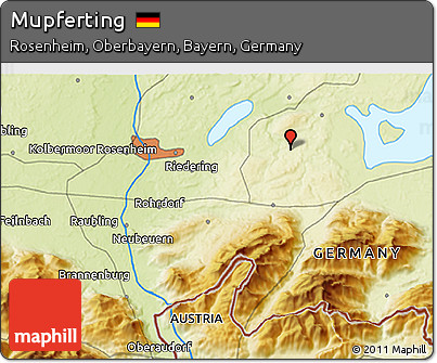 Physical 3D Map of Mupferting