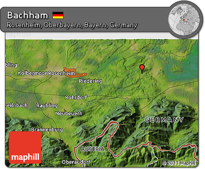 Satellite 3D Map of Bachham