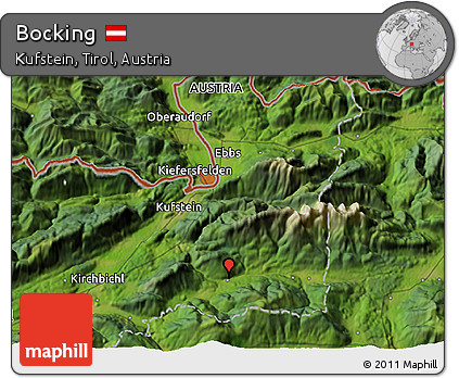 Satellite 3D Map of Bocking