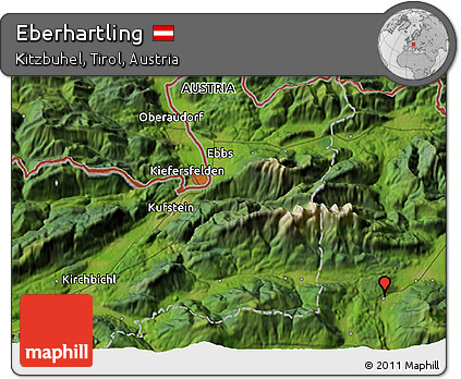 Satellite 3D Map of Eberhartling
