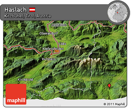 Satellite 3D Map of Haslach