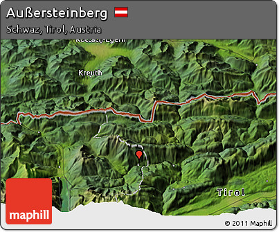 Satellite 3D Map of Außersteinberg