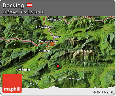 Satellite 3D Map of Bocking