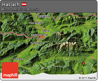 Satellite 3D Map of Haslach