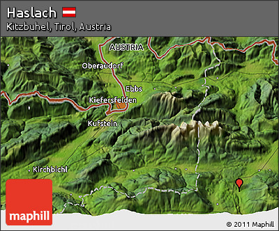 Satellite 3D Map of Haslach