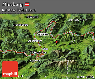 Satellite 3D Map of Miesberg