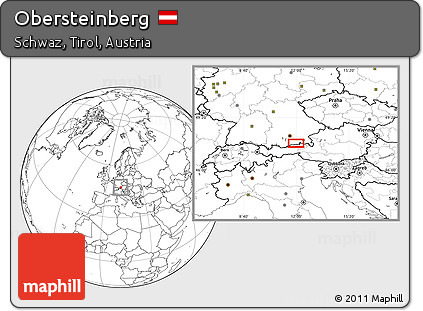 Blank Location Map of Obersteinberg
