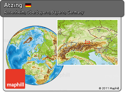 Physical Location Map of Atzing