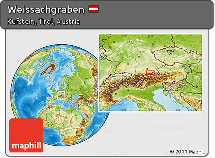 Physical Location Map of Weissachgraben