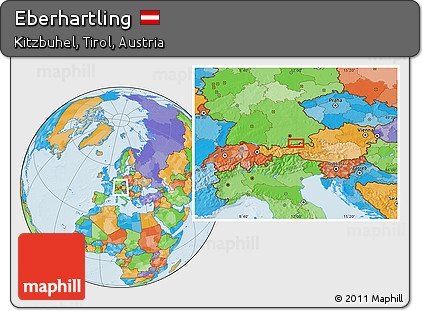 Political Location Map of Eberhartling