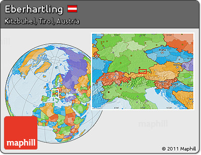 Political Location Map of Eberhartling