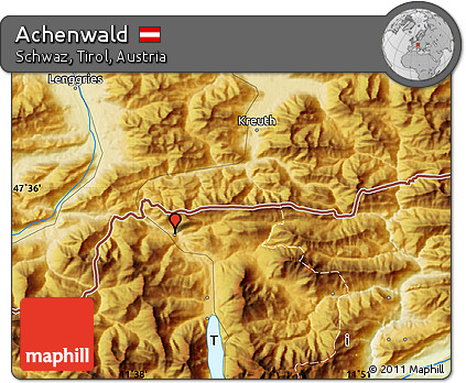 Physical Map of Achenwald