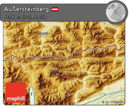 Physical Map of Außersteinberg
