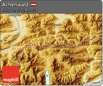 Physical Map of Achenwald