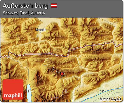 Physical Map of Außersteinberg