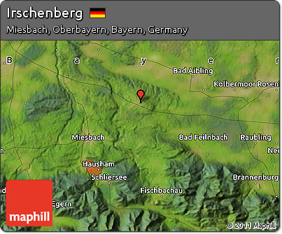 Satellite Map of Irschenberg