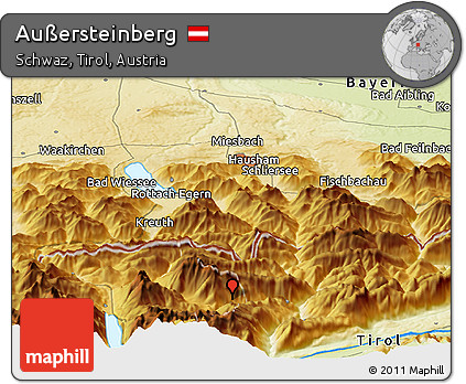 Physical Panoramic Map of Außersteinberg