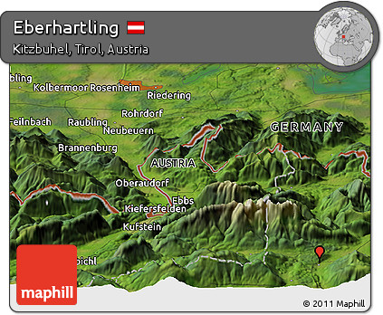 Satellite Panoramic Map of Eberhartling