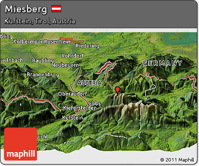 Satellite Panoramic Map of Miesberg
