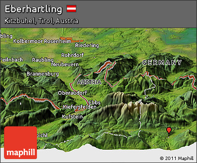 Satellite Panoramic Map of Eberhartling