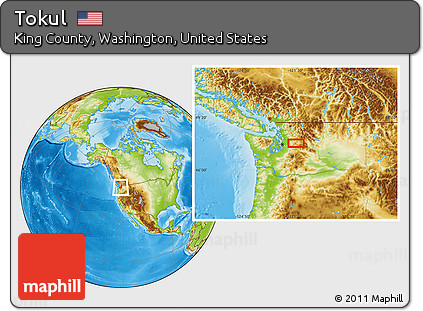 Physical Location Map of Tokul