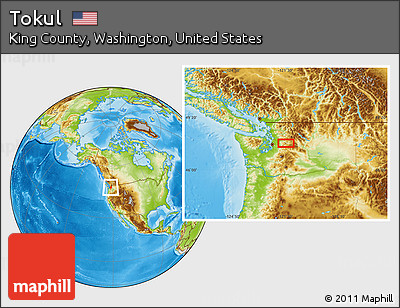 Physical Location Map of Tokul