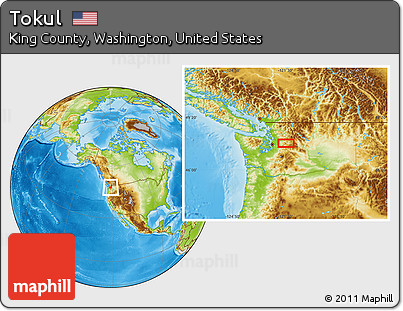 Physical Location Map of Tokul
