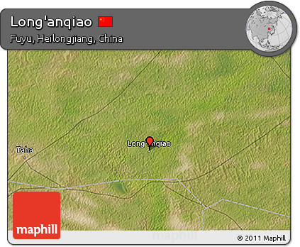Satellite 3D Map of Long'anqiao