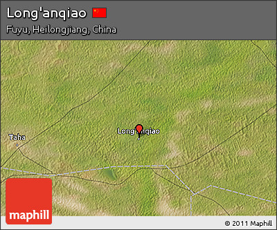 Satellite 3D Map of Long'anqiao