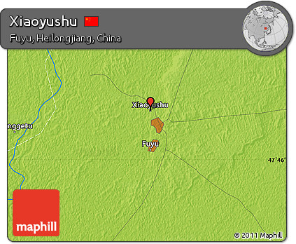 Physical Map of Xiaoyushu