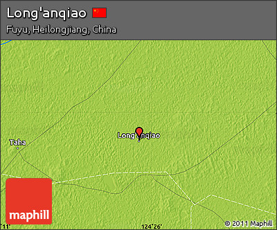Physical Map of Long'anqiao