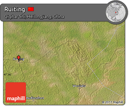 Satellite Map of Ruiting