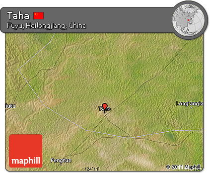 Satellite Map of Taha