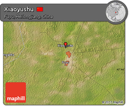 Satellite Map of Xiaoyushu
