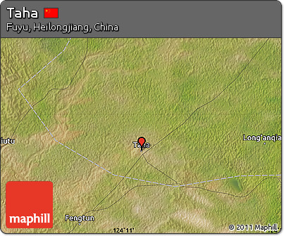 Satellite Map of Taha