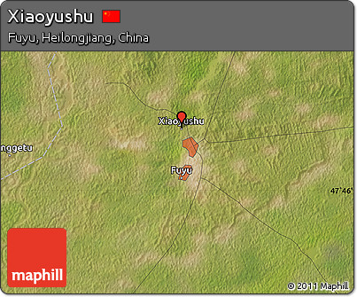 Satellite Map of Xiaoyushu