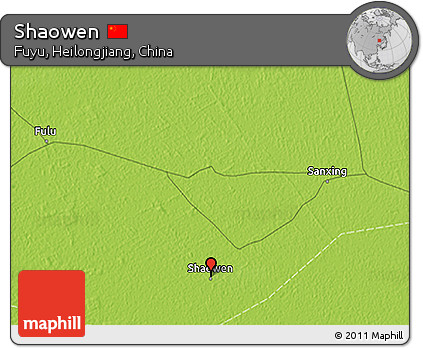 Physical 3D Map of Shaowen
