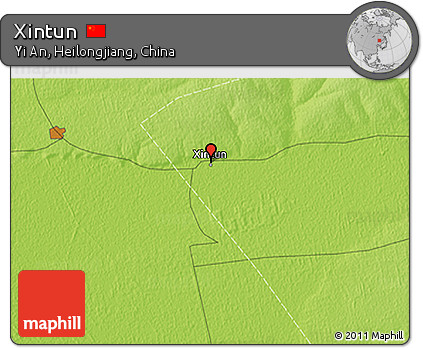 Physical 3D Map of Xintun