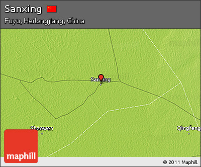 Physical 3D Map of Sanxing