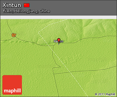 Physical 3D Map of Xintun