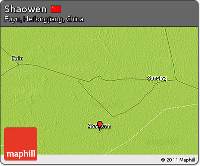 Physical 3D Map of Shaowen