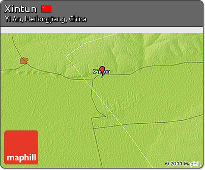 Physical 3D Map of Xintun