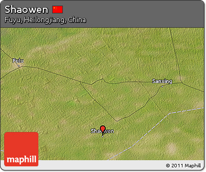 Satellite 3D Map of Shaowen