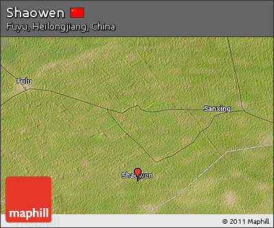 Satellite 3D Map of Shaowen