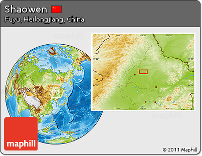 Physical Location Map of Shaowen