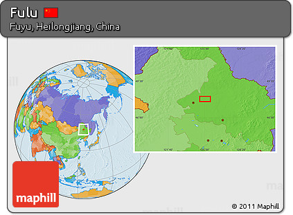 Political Location Map of Fulu