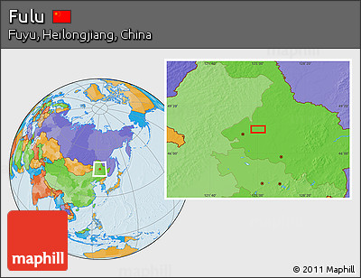 Political Location Map of Fulu