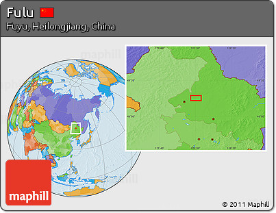 Political Location Map of Fulu