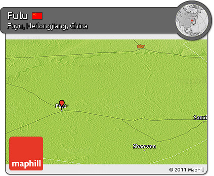 Physical Panoramic Map of Fulu