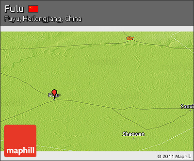 Physical Panoramic Map of Fulu
